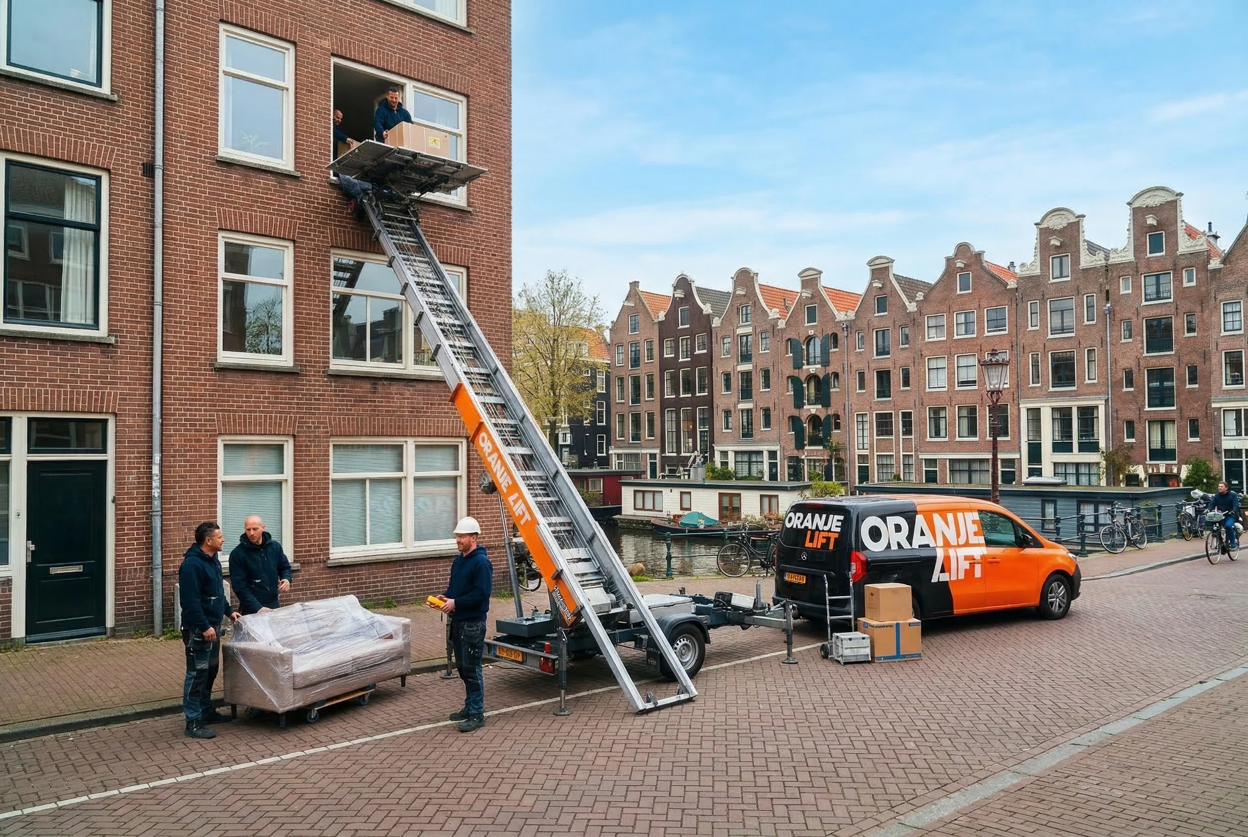 Verhuislift bij woning Nijmegen
