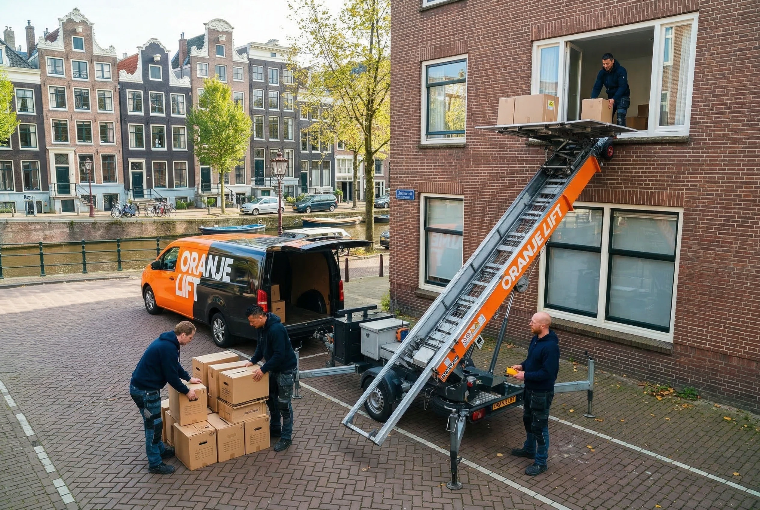 Verhuislift bij appartement Nijmegen